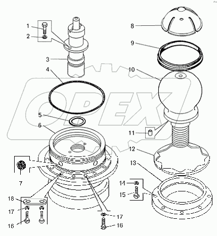 Нижняя крышка цилиндра подвески