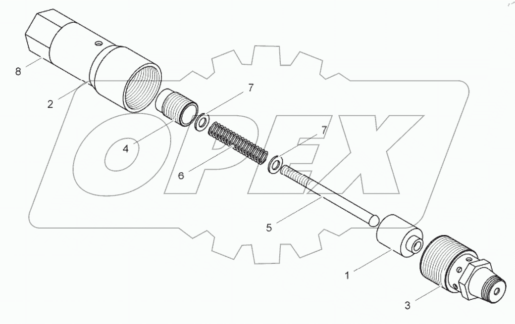  Клапан предохранительный (7549-1032148);Safety valve