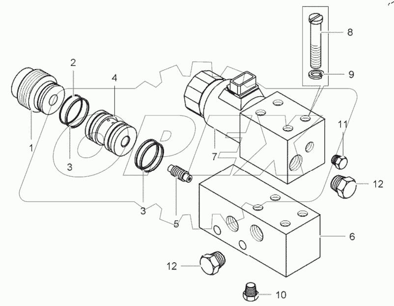  Распределитель (7513B-3537070);Dispenser