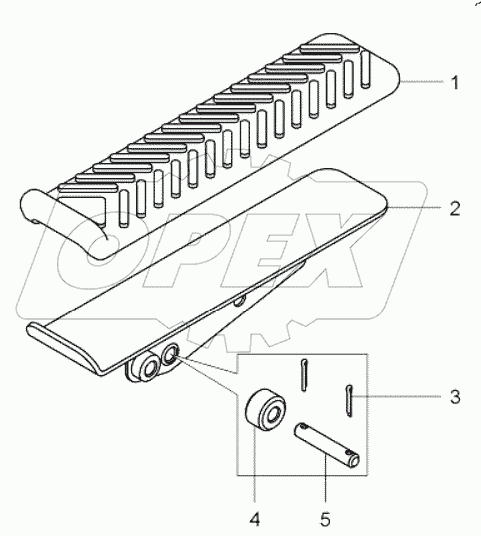  Педаль (7555E-3514440);Pedal
