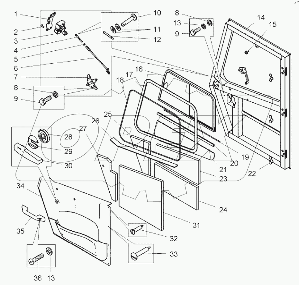  Дверь (7555B-6100010-30);Door