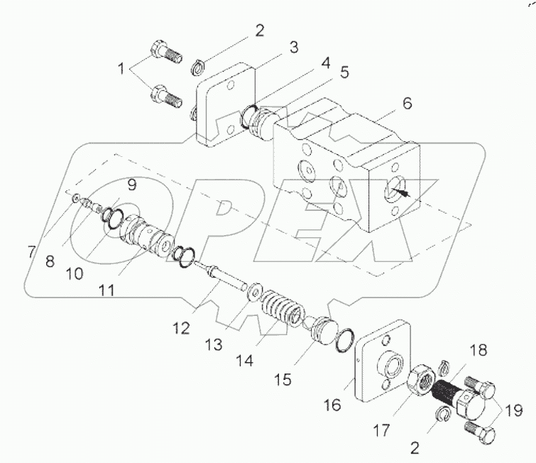  Клапан вспомогательный (7820-4603100);Auxiliary valve