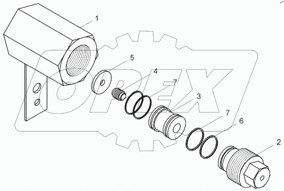  Клапан двухмагистральный (78221-4619074);Double-way valve