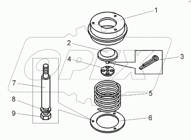  Клапан предохранительный (7823-4615200);Safety valve