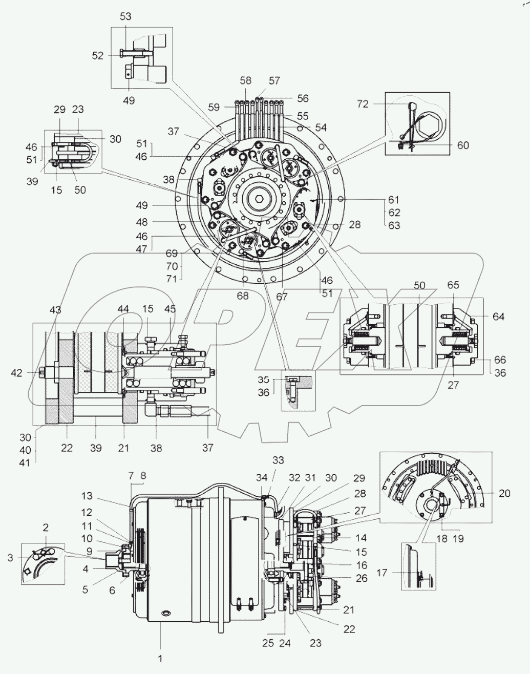  Электродвигатель тяговый (75306-2103004);Traction motor