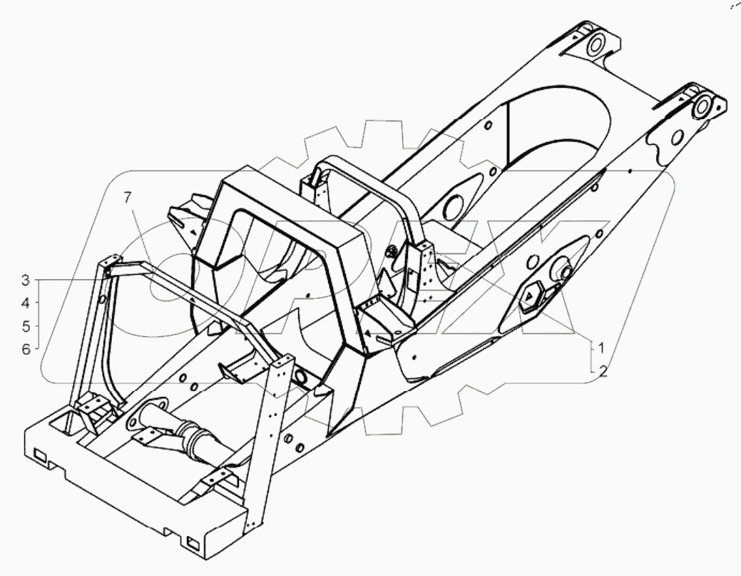  Рама (75306-2800010-50);Frame