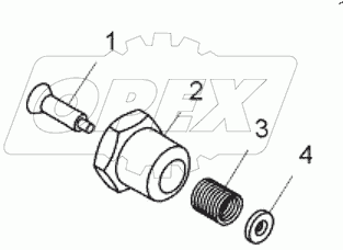  Клапан предохранительный (75405-2917620);Safety valve