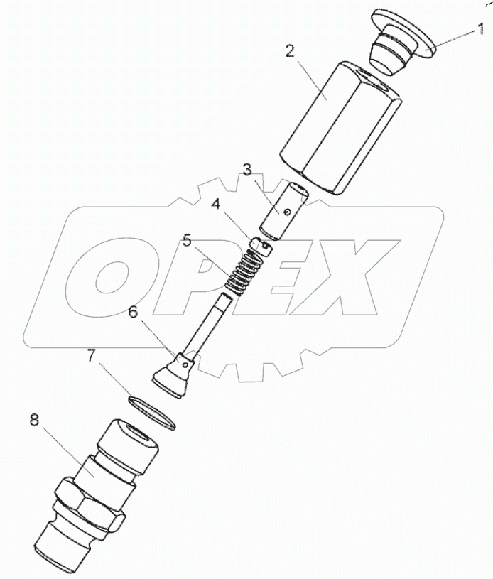  Клапан датчика (75131-8070360-10);Gauge valve