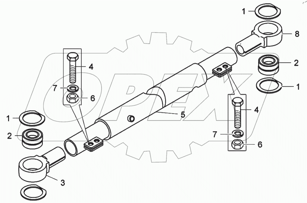  Тяга рулевой трапеции (75310-3003052)