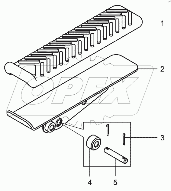  Педаль (7555E-3514440)