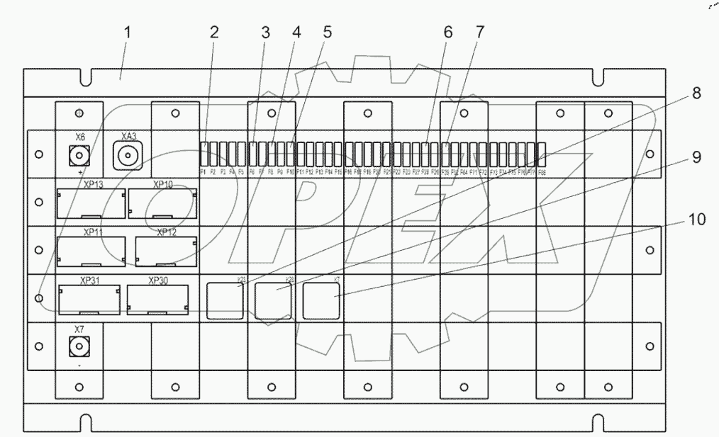  Блок коммутации (7513-3700250-70)