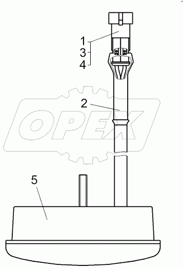  Фонарь противотуманный задний (75603-3716040)
