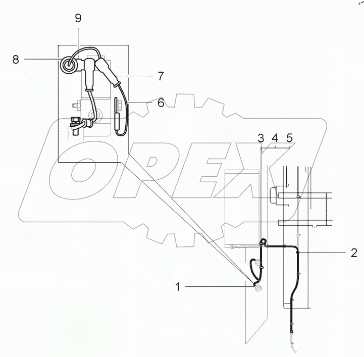  Подключение жалюзи радиатора (75310-3700089)