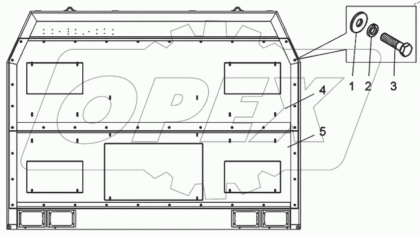  Установка чехла капота (75314-3914002)