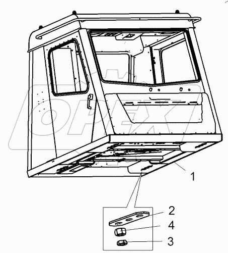  Установка кабины (75131-5000002-51)