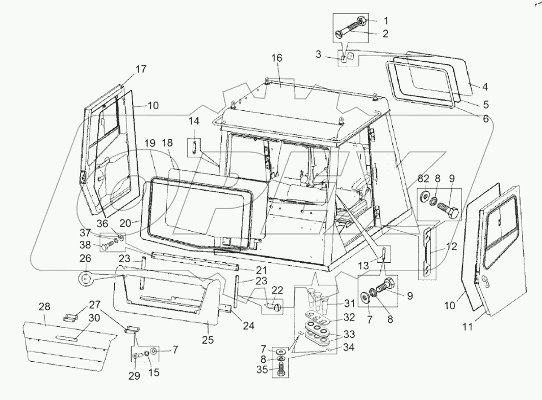  Кабина (75306-5000012-A7)