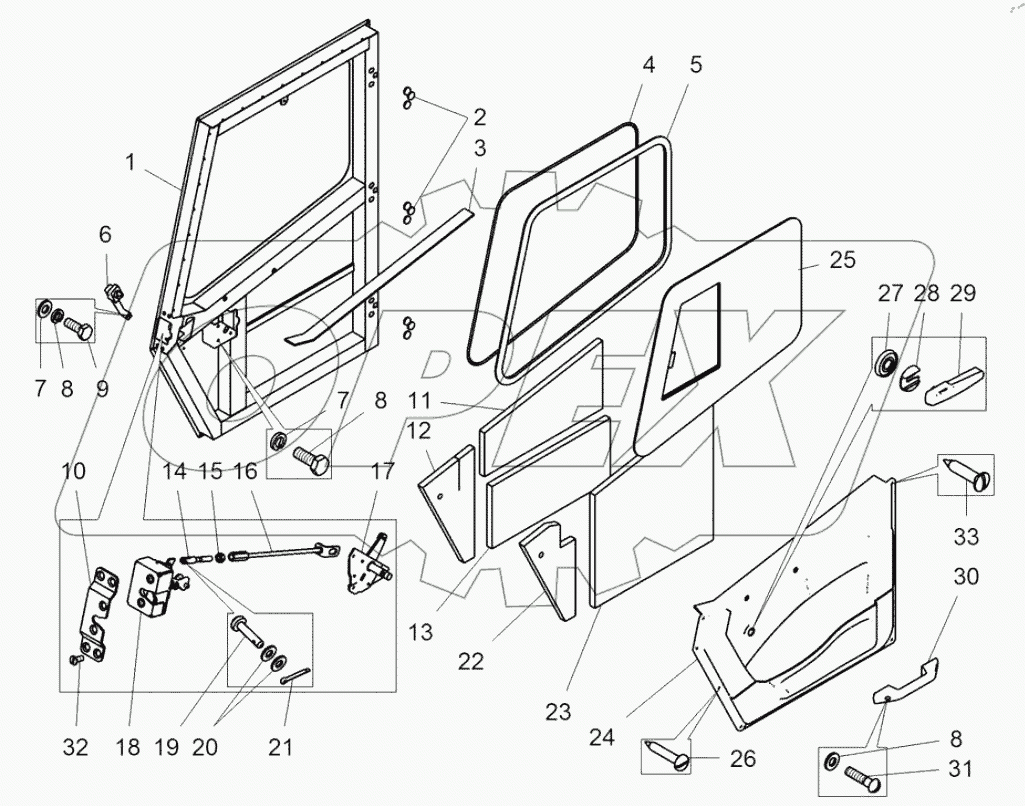 Дверь (7555B-6100011-40)