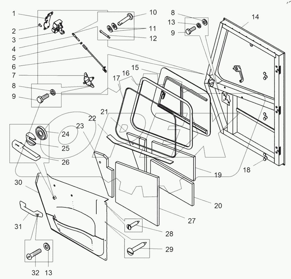  Дверь (7555B-6100010-40)