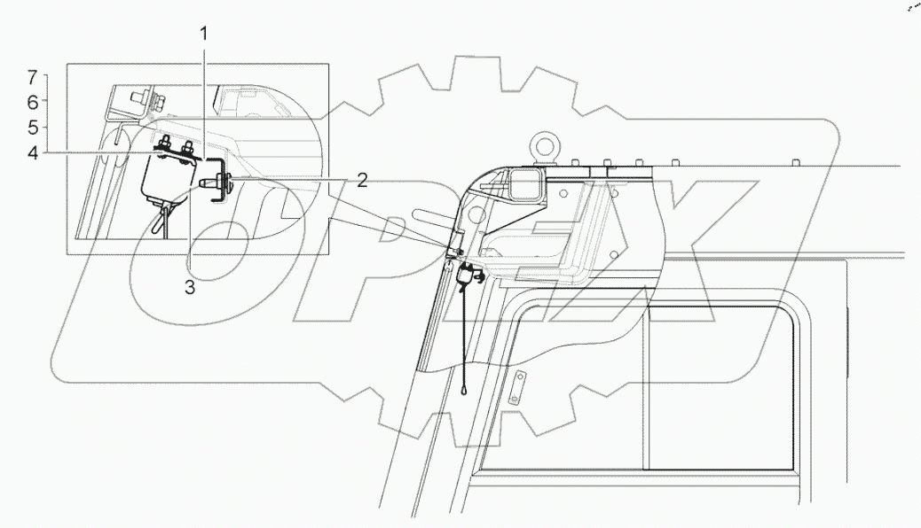  Установка противосолнечных шторок (75306-8204005)