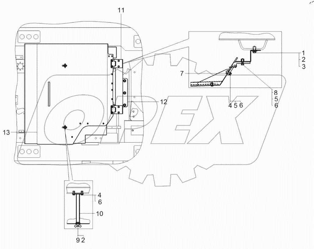  Установка кожуха пола (75306-5107003)