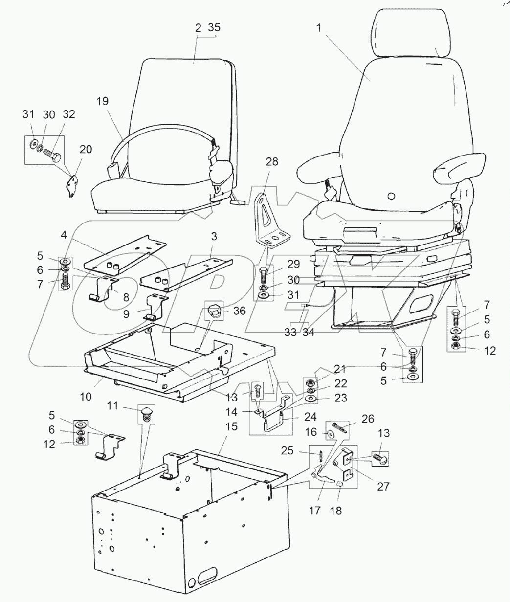  Установка сидений (75306-6800006-A1)