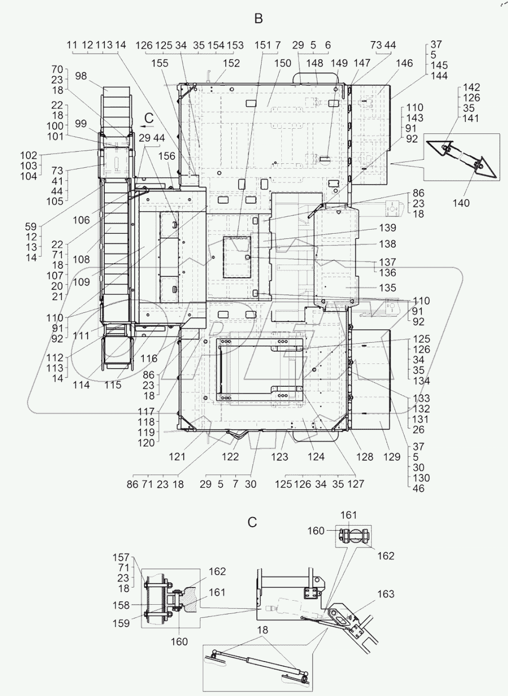  Установка оперения (7531C-8400002-10)