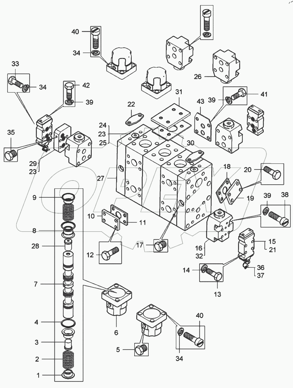  Гидрораспределитель (75306-8606100-20)