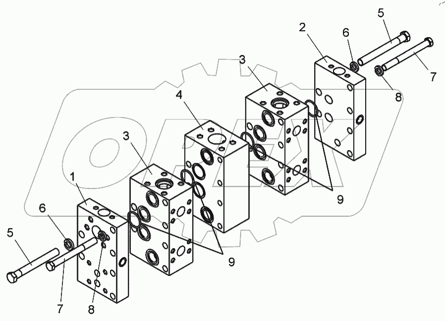  Блок корпусов (75306-8606102-20)