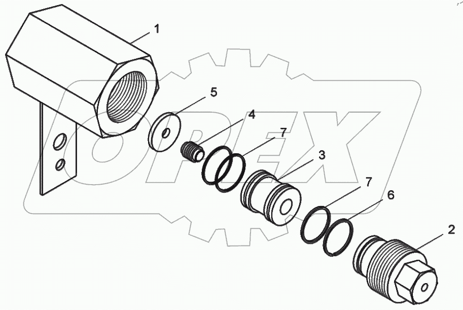  Клапан двухмагистральный (78221-4619074)