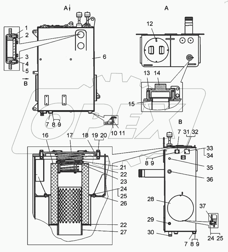  Бак масляный (75319-8608008)