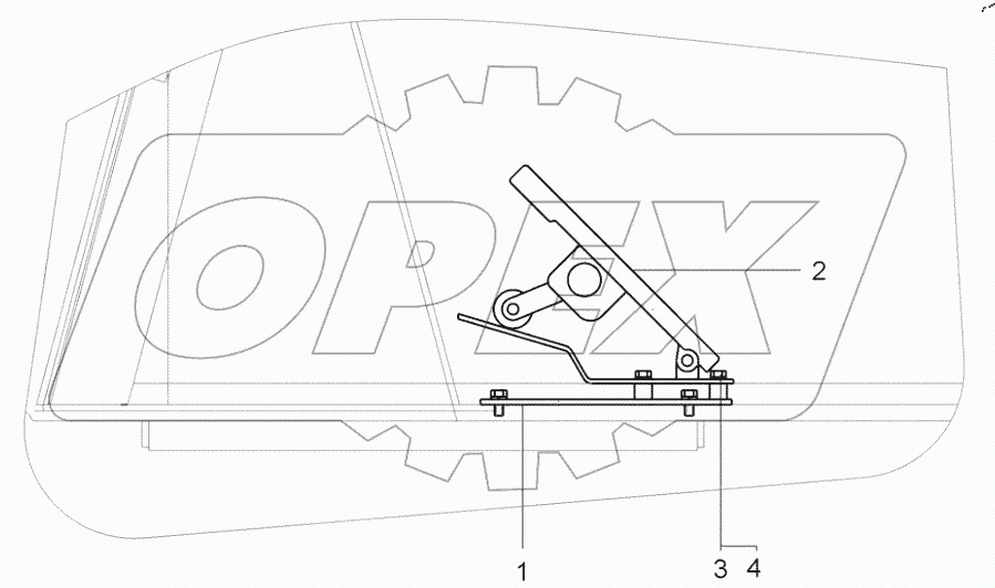  Установка тормозной педали (75311-2100080)