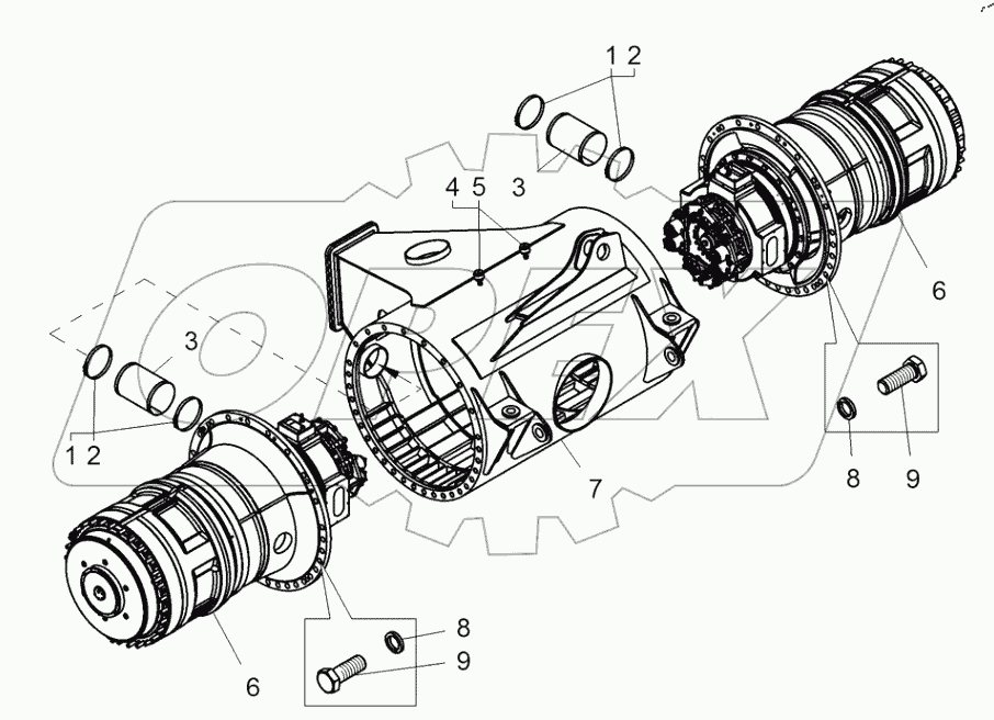  Мост задний (7531C-2400010)