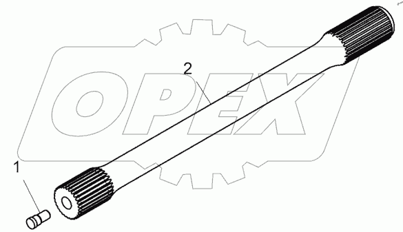  Вал торсионный (75310-2405524-10)