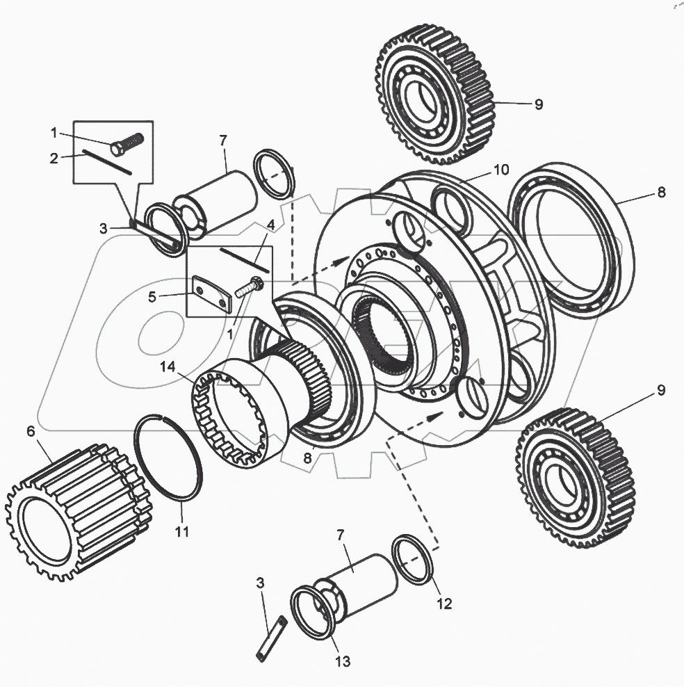  Водило с сателлитами (75310-2405024)