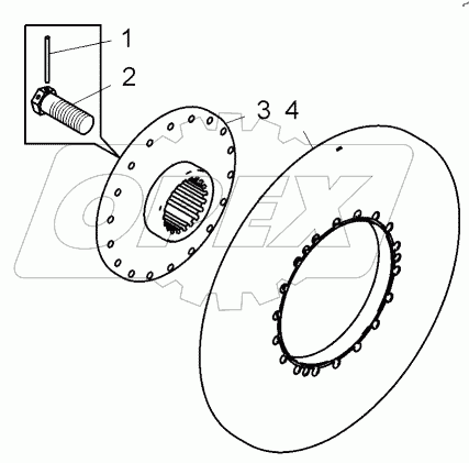  Диск с фланцем (75170-3577148-20)