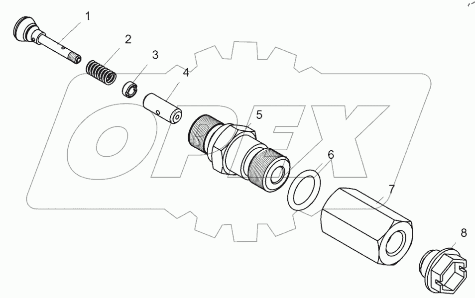  Клапан датчика (75131-8070360-10)