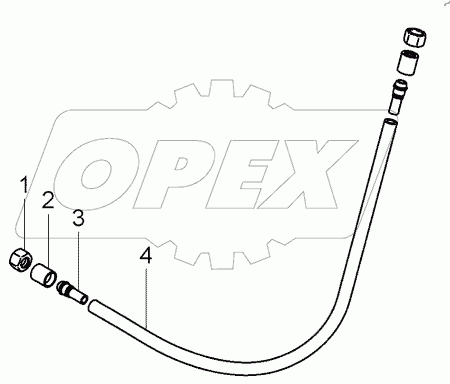  Рукав высокого давления (75405-8609380)