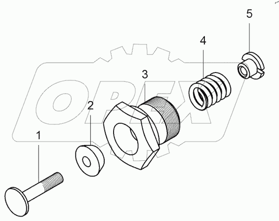  Клапан предохранительный (549A-2907355)