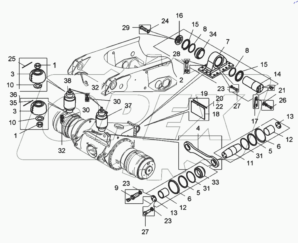  Установка задней подвески (75310-2900002-10)