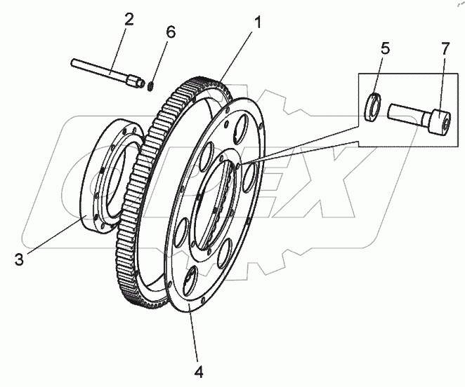  Кольцо (75310-3841025-01)