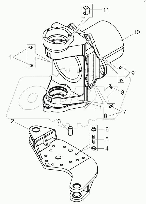  Кулак поворотный (75310-3001013-20)