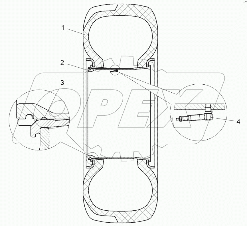  Колесо и шина (75310-3101011-40)