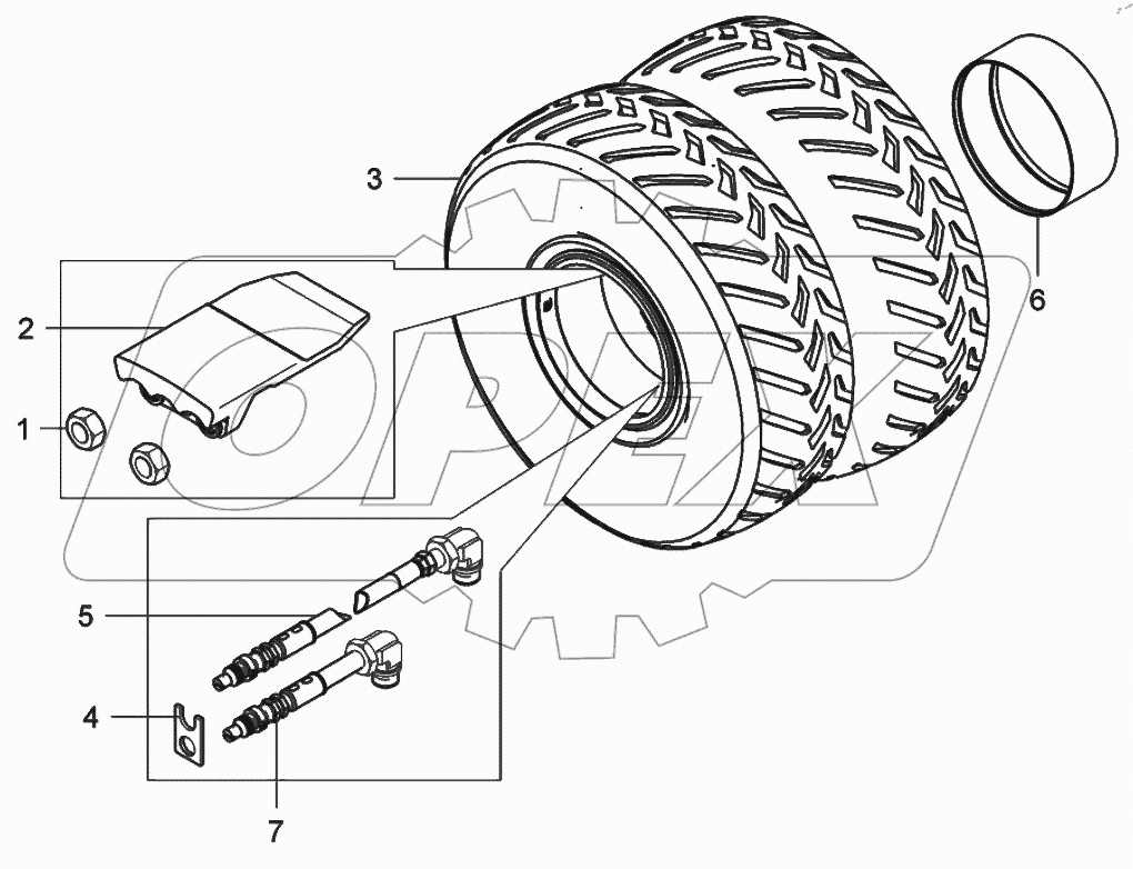  Установка задних колес (75310-3100005-10)