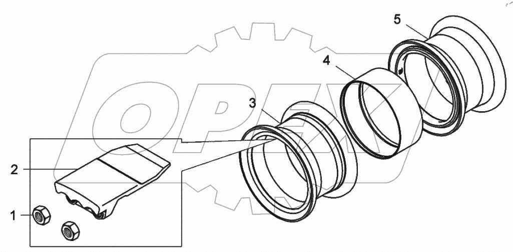 Установка задних колес (75310-3100005-30)