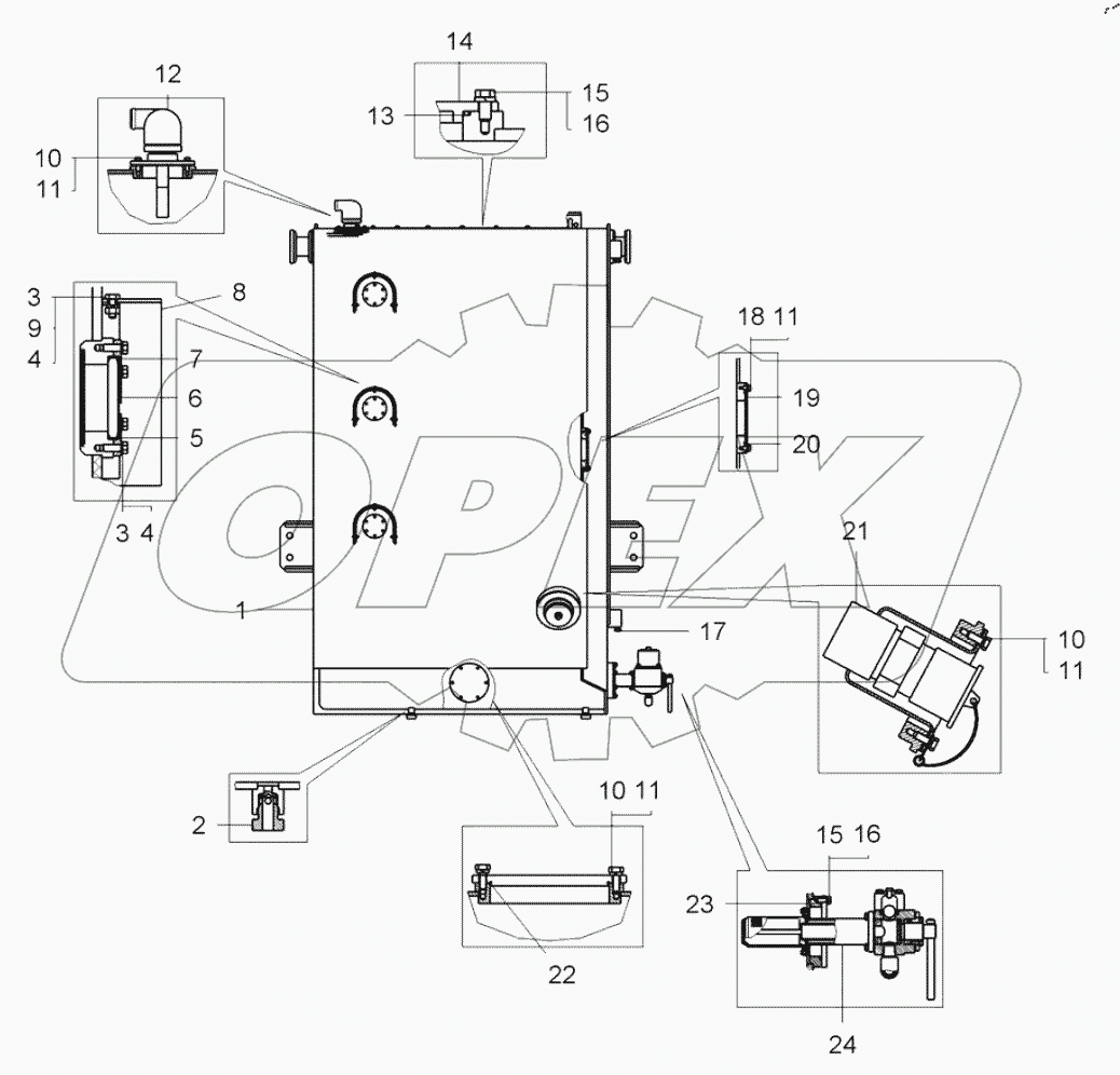  Бак топливный (75315-1101010-20)