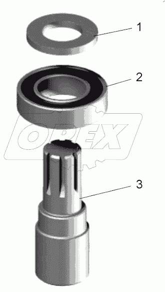  Вал рулевого механизма (75481-3401270-10)