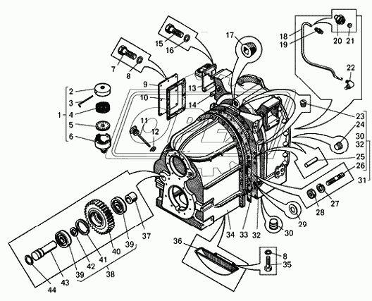 Картеры БелАЗ-7540B