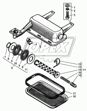 Маслоприемник БелАЗ-7540B