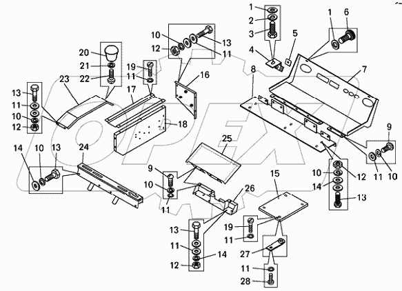 Кабина БелАЗ-7540А, БелАЗ-7540В