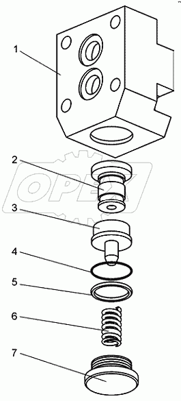 Клапан предохранительный БелАЗ-7540А, БелАЗ-7540В